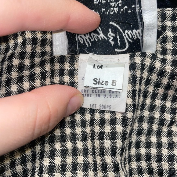 Vintage Jeffrey and Dara Houndstooth Jacket - Picture 8 of 11